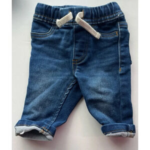 Okie Dokie • Dark Wash Newborn Pull On Jeans